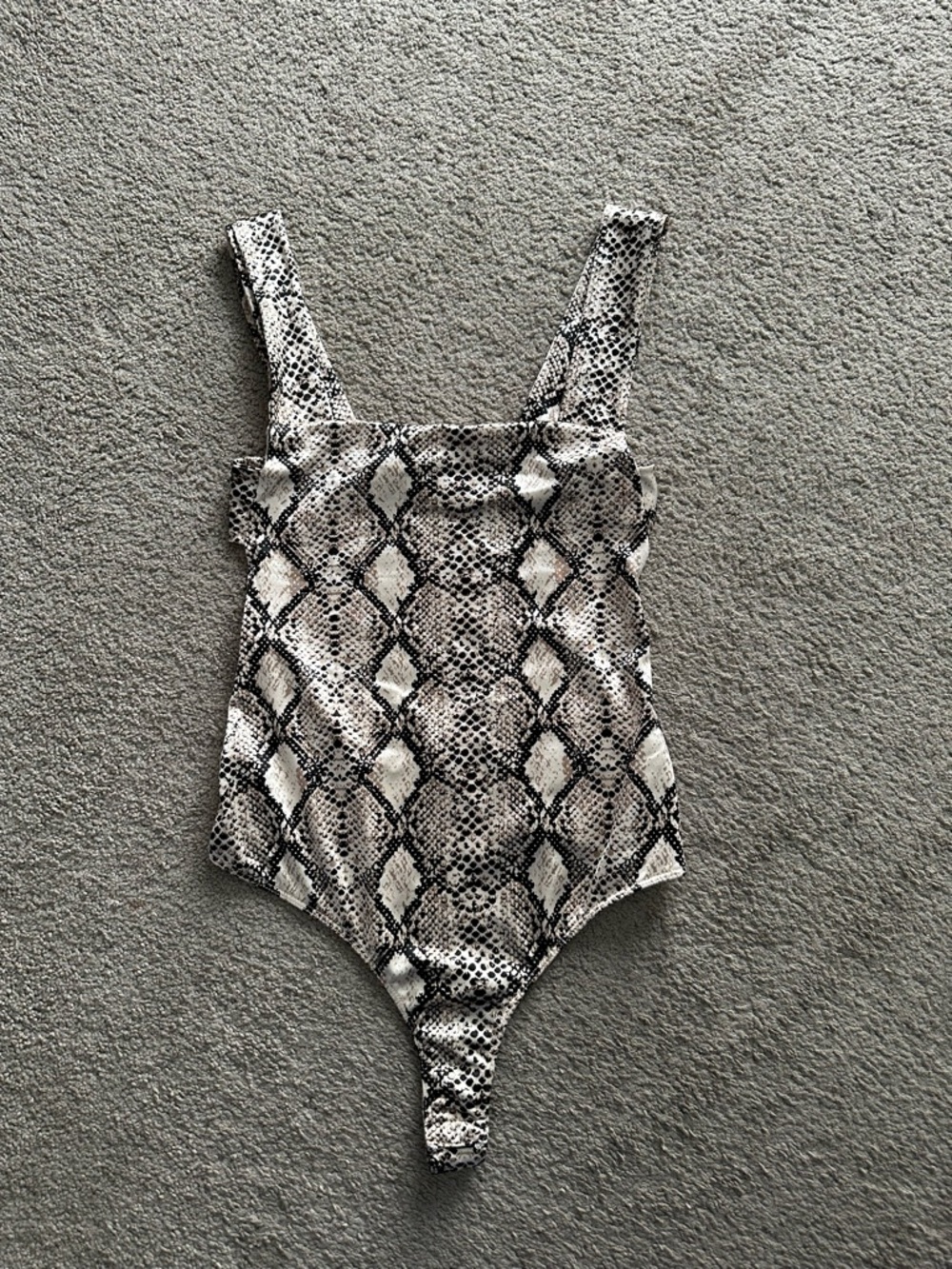 NWOT Free People Snake Print Body Suit